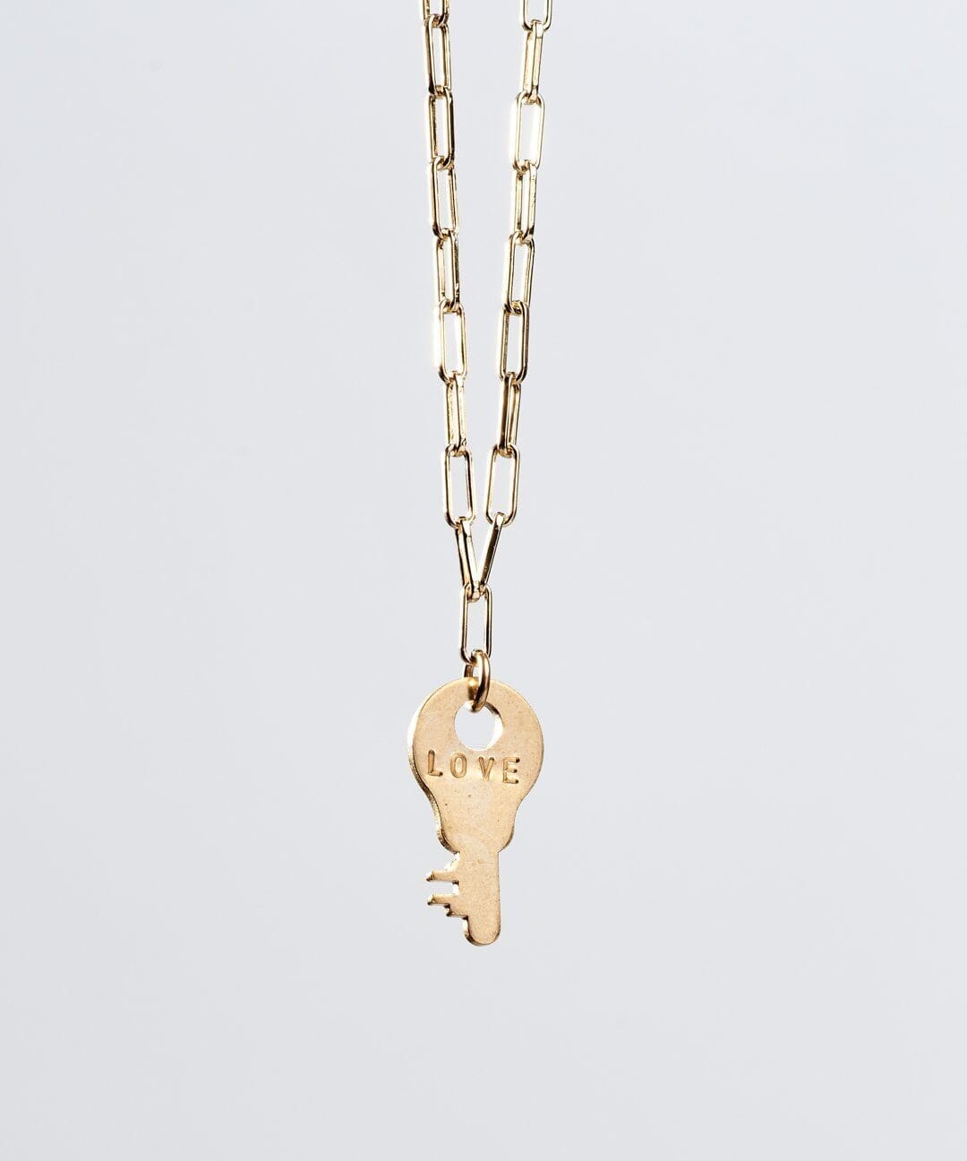 Dainty Charlotte Key Brooklyn Chain Necklace