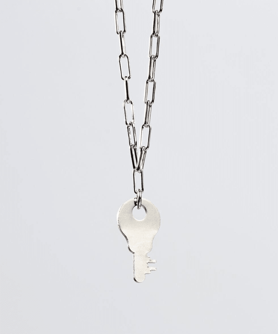 Dainty Charlotte Key Brooklyn Chain Necklace