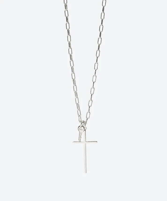 Cross and Mini Key Necklace