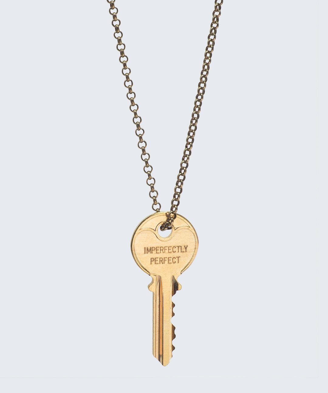 Love Your Flawz Classic Key Necklace