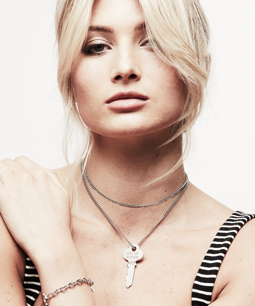 Love Your Flawz Classic Key Necklace