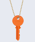 Color Classic Key Gold Ball Chain Necklace