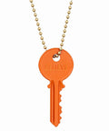 Color Classic Key Gold Ball Chain Necklace