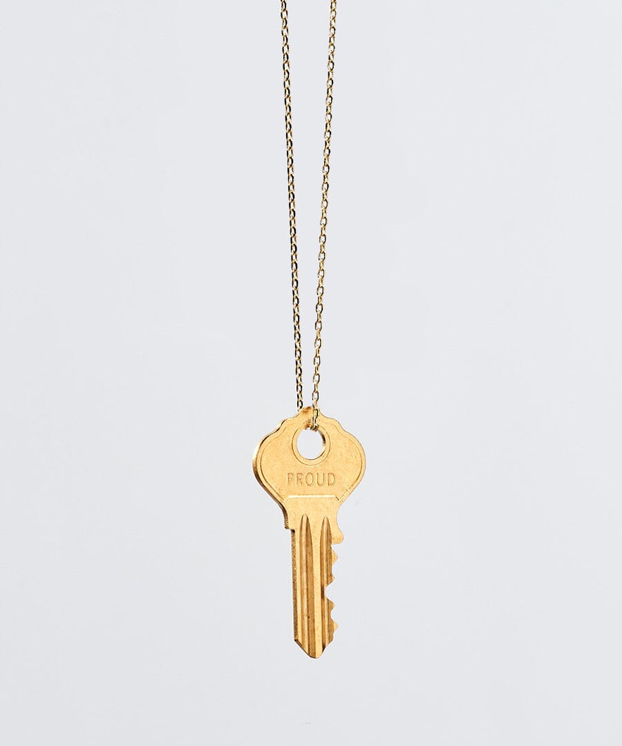 Pride Dainty Key Necklace