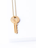 Semicolon Classic Ball Chain Key Necklace