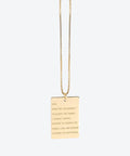 Serenity Prayer Pendant Necklace