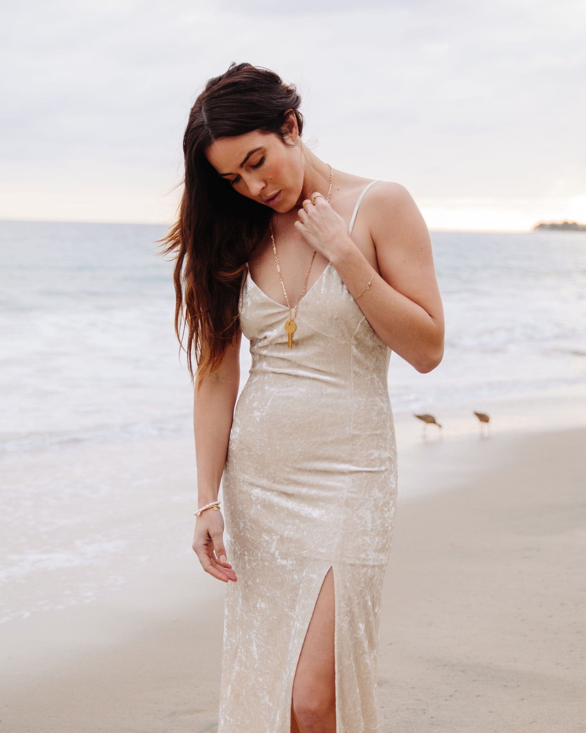 HHCLA Classic Key Gold Amalfi Necklace