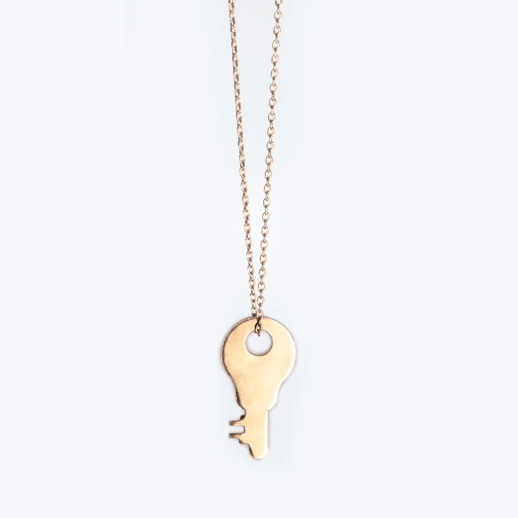 Dainty Charlotte Key Necklace