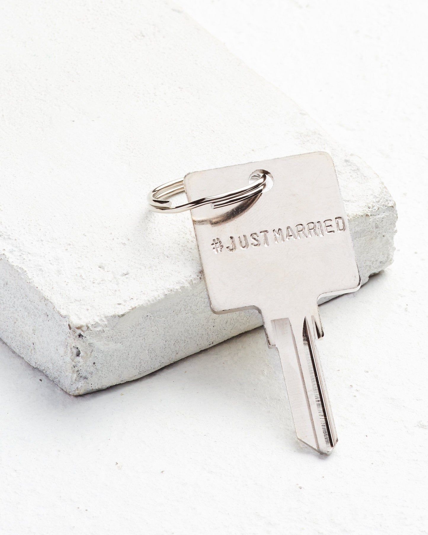 Wedding Hashtag Keychain